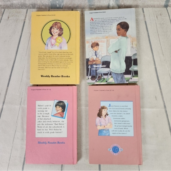 Vintage 1980s Set of 8 Hardcover Weekly Reader Books School Elementary - Picture 3 of 10
